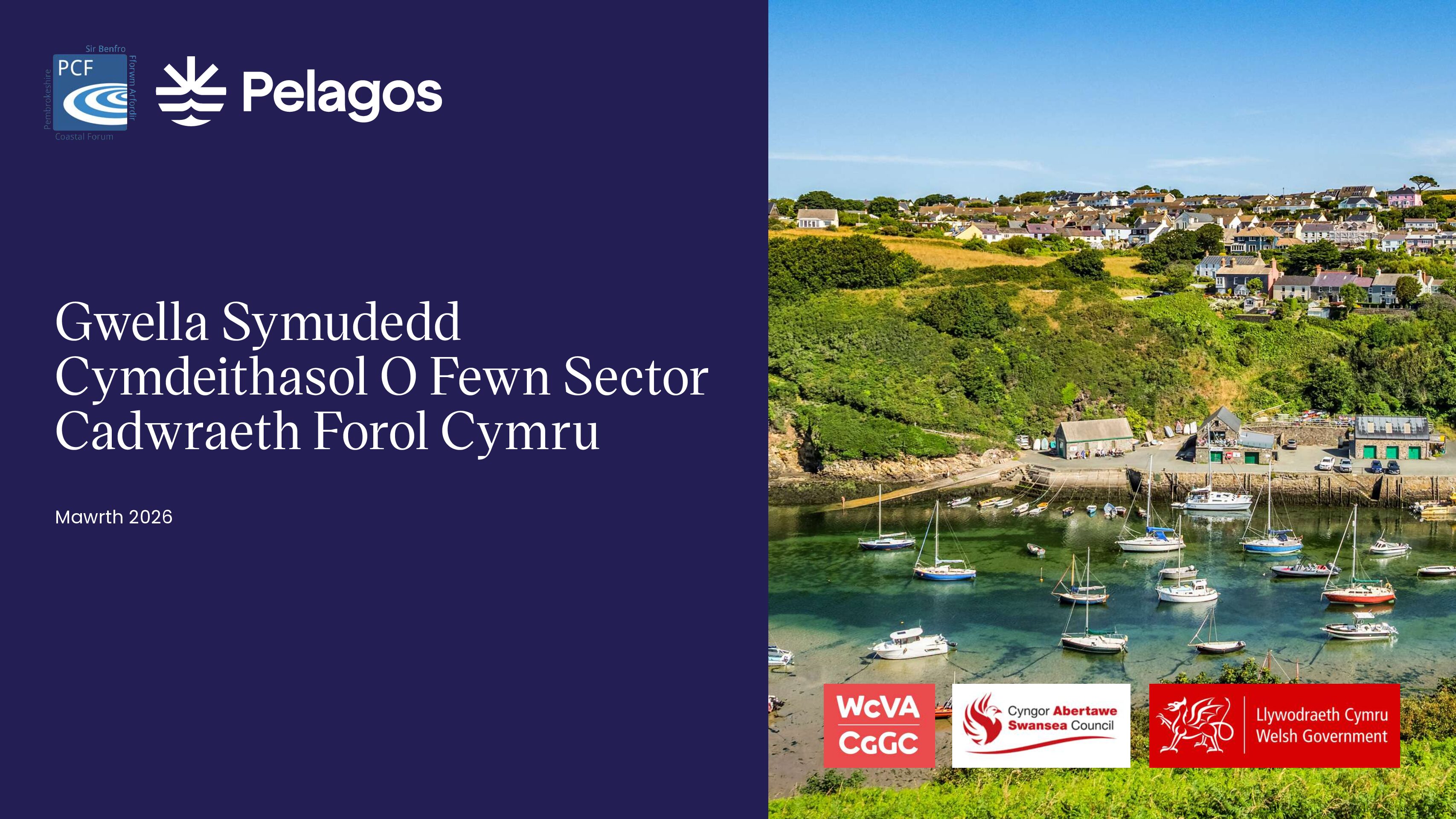 Gwella symudedd cymdeithasol o fewn sector cadwraeth forol Cymru